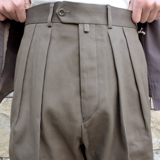 【2020 SS】NEAT(ニート)/ COTTON PIQUE ''TAPERED'' -KHAKI- #20-01CPT(6)