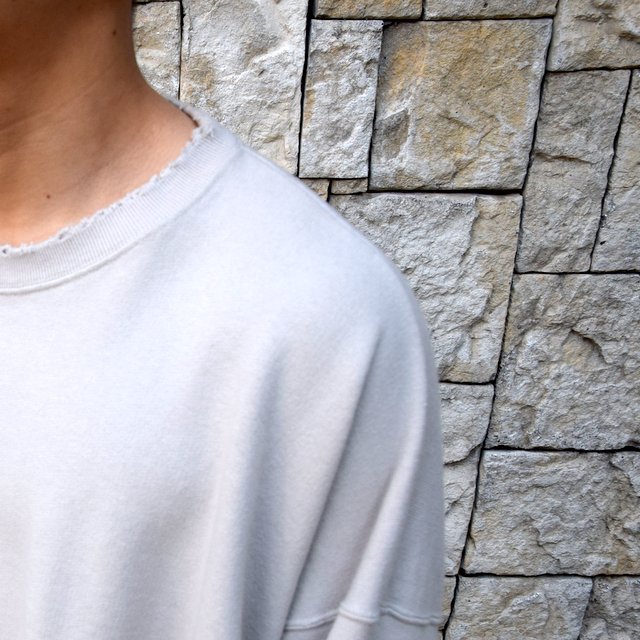 【2020 SS】stein(シュタイン)/ DOUBLE PATTERN REBUILD SWEAT LS -GREIGE- #ST136(6)
