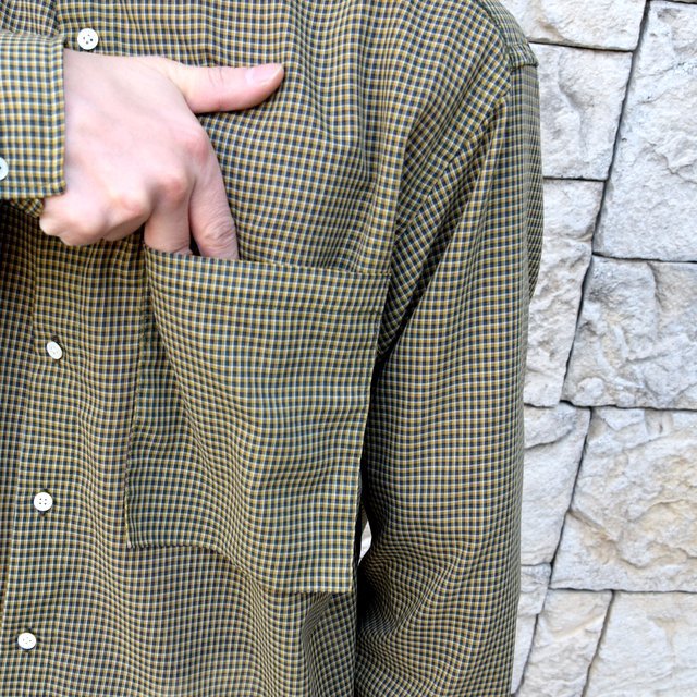 【2020 SS】YOKE(ヨーク)/ OVERSIED CHECK SHIRTS -YELLOW- #YK20SS0088SH(6)