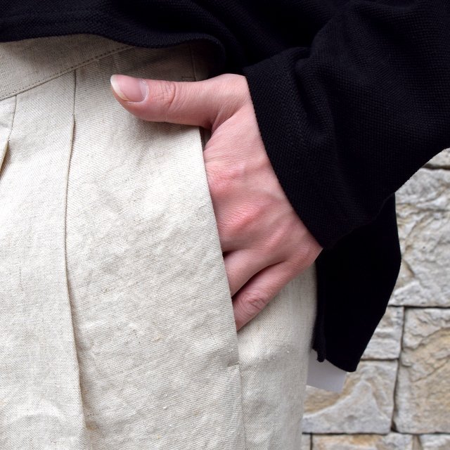 【30% off sale】【2020】MAATEE&SONS(マーティーアンドサンズ)/ 2TUCK WORK TROUSERS WIDE -NATURAL- #MT0103-0207B(6)
