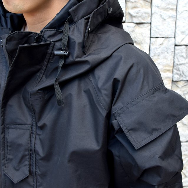 SWEDISH ARMY ''GORETEX JACKET'' DEAD STOCK -BLACK- #MILITARY232(6)