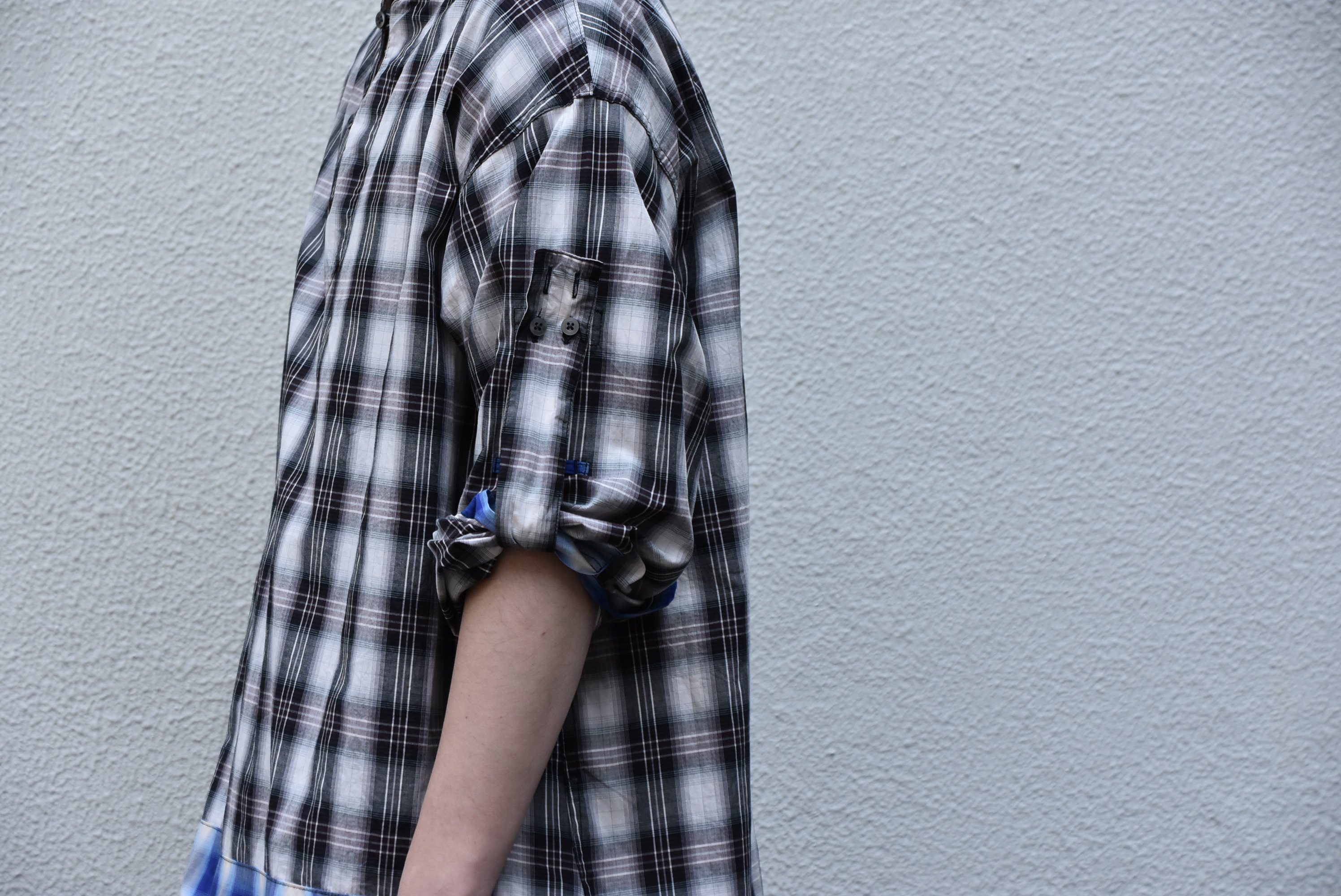 【2020】AiE(エーアイイー) LONG TUNIC-SHADOW PLAID- GL528(6)