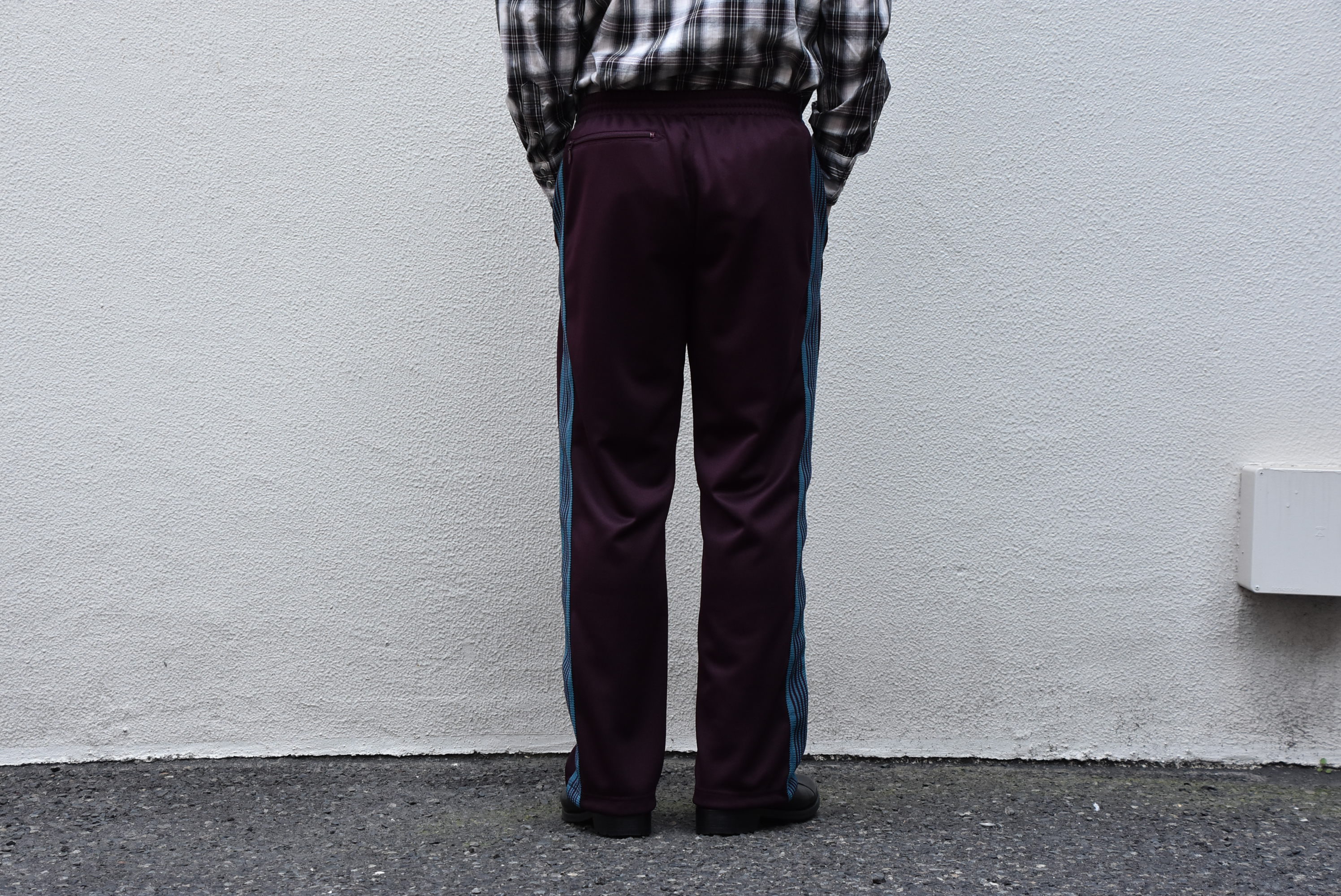 NEEDLES (ニードルス) TRACK PANT-POLY SMOTTH-BORDEUX/#GL216(6)