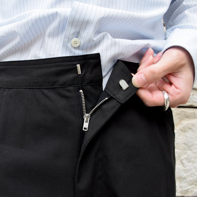 【2020 SS】AURALEE(オーラリー)/ FINX HARD TWIST GABARDINE PANTS -BLACK- #A20SP02FB(6)