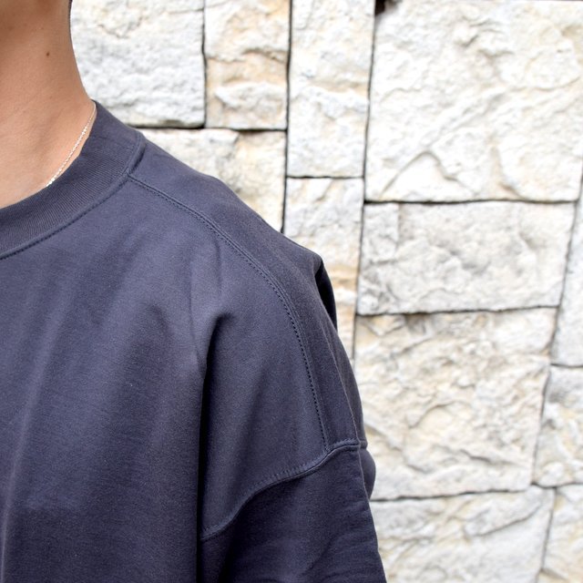 【2020】AURALEE(オーラリー)/ SUPER HIGH GAUGE SWEAT BIG TEE -INK BLACK- #A20SP02NU(6)