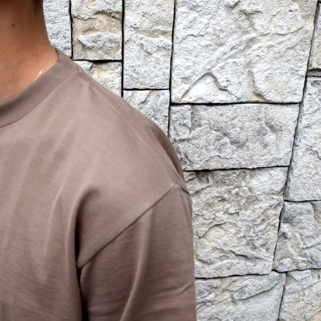 【2020 SS】AURALEE(オーラリー)/ LUSTER PLAITING TEE -L.BROWN- #A20ST02GT(6)