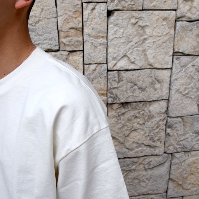 【2020 SS】AURALEE(オーラリー)/ STAND UP TEE -WHITE- #A20ST01SU(6)