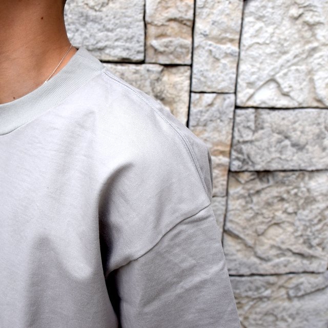 【2020 SS】AURALEE(オーラリー)/ STAND UP TEE -PALE GRAY- #A20ST01SU(6)