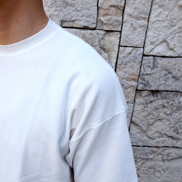 【2020】AURALEE(オーラリー)/ HARD TWIST AMUNZEN DOUBLE CLOTH TEE -WHITE- #A20ST01KN(6)