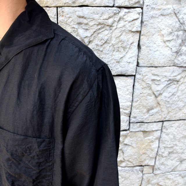 【2020 SS】KAPTAIN SUNSHINE (キャプテンサンシャイン)/ RIVIERA S/S SHIRT -BLACK- #KS20SSH04(6)