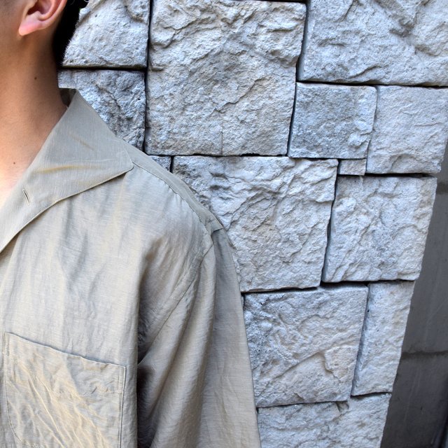 【30% off sale】【2020】KAPTAIN SUNSHINE (キャプテンサンシャイン)/ RIVIERA S/S SHIRT -KHAKI- #KS20SSH04(6)