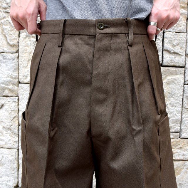 【2020 SS】NEAT(ニート)/ HOPSACK CARGO SHORTS -KHAKI- #20-01HSC(6)