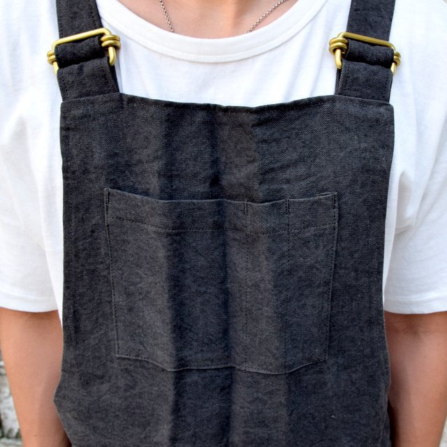 【2020】NEAT(ニート)/ High Density Linen&Japanese Paper ''OVERALL'' -BLACK- #20-02LPS(6)