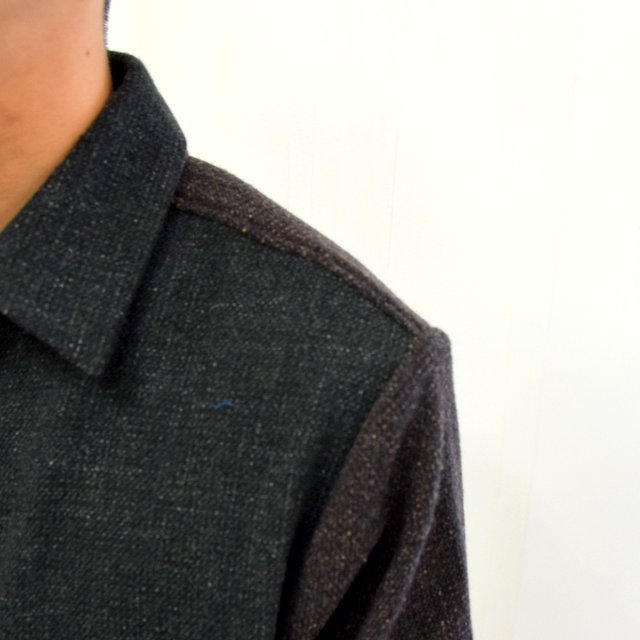 FRANK LEDER(フランクリーダー)/ VINTAGE FABRIC EDITION SHIRT -GREEN- #0126070(6)