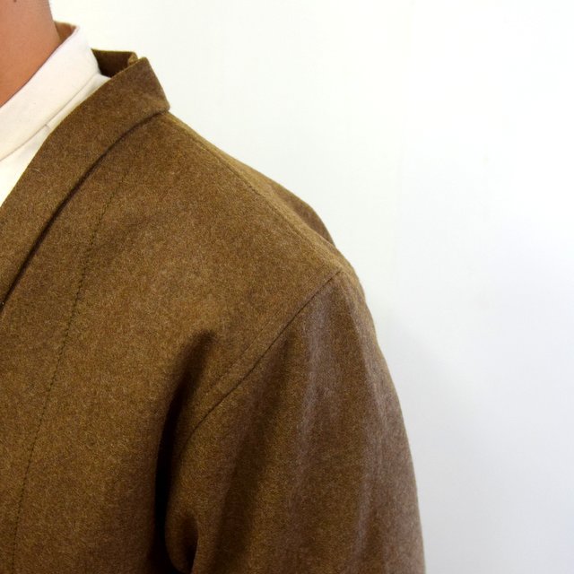 【2020】FRANK LEDER(フランクリーダー)/ LIGHT WEIGHT LODEN WOOL CARDIGAN -BROWN- #0127018(6)