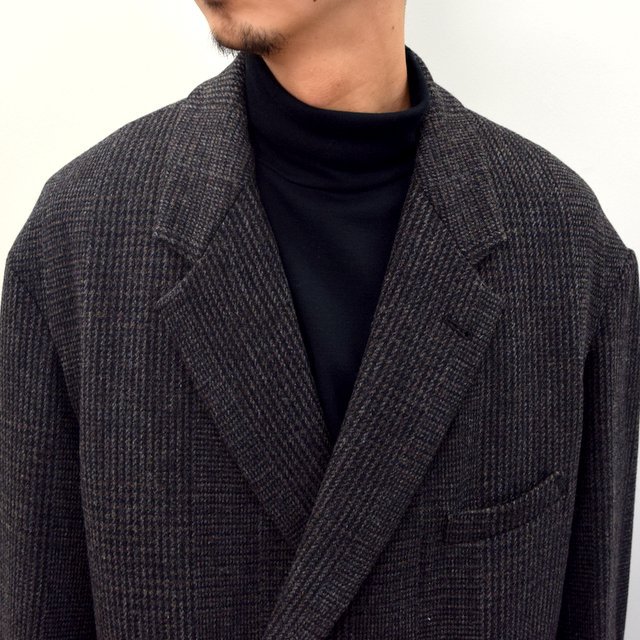 【2020】YOKE(ヨーク)/ SHETLAND WOOL 11XL JACKET COAT -GLENCHECK- #YK20AW0131J(6)