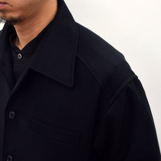 山内 (やまうち)/ Dead Stock Silk Shirt Jacket -BLACK- #20a32-A(6)