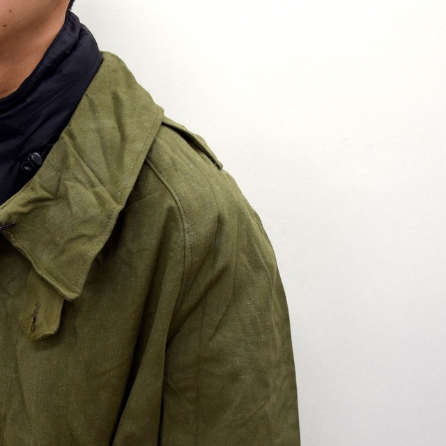 DEAD STOCK(デッドストック)/ FRENCH ARMY MOTORCYCLE COAT -OLIVE- #MILITARY300(6)