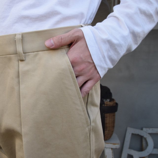 NEAT(ニート)/ THE KATSURAGI ONE TUCK -BEIGE- #21-01TKOT(6)