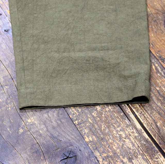 FRANK LEDER(フランクリーダー)/ 2TUCK DRAWSTRING TROUSERS WITH SEED(6)