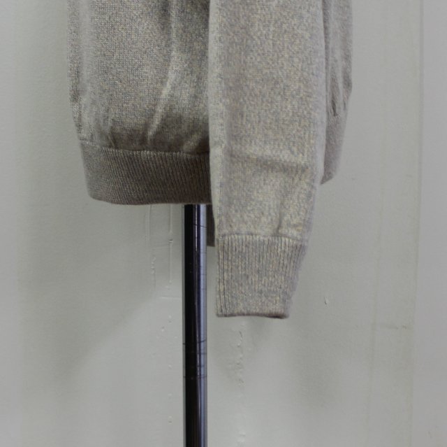 crepuscule(クレプスキュール)/Moc neck L/S -BEIGE&GRAY- #2103-005(6)