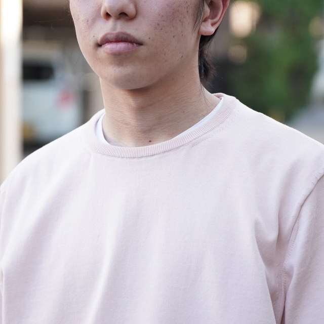 【25SS】MAATEE&SONS(マーティーアンドサンズ)/ S/SLEEVE CREW -CHARCOAL,NAVY,SAKURA- #MT5103-0101(6)
