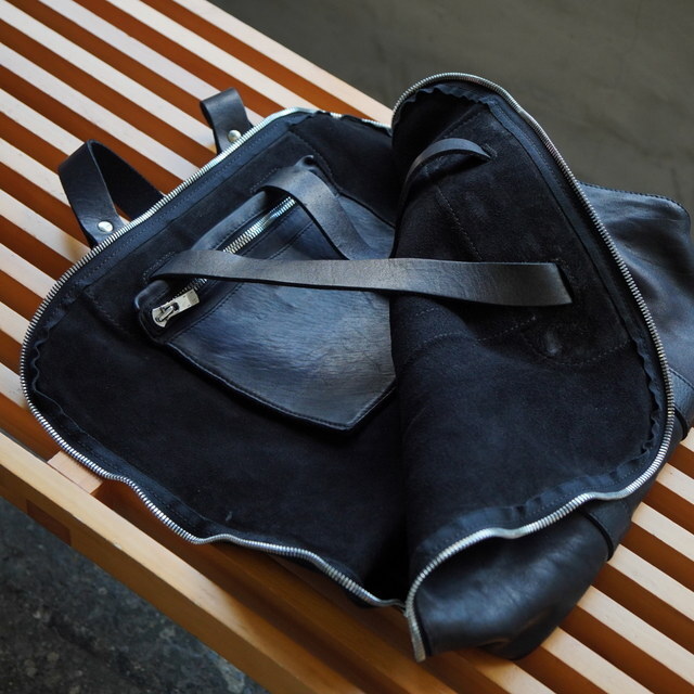 GUIDI(ƒOƒCƒfƒB) / SOFT HORSE FULL GRAIN BACK PACK -BLACK- (6)