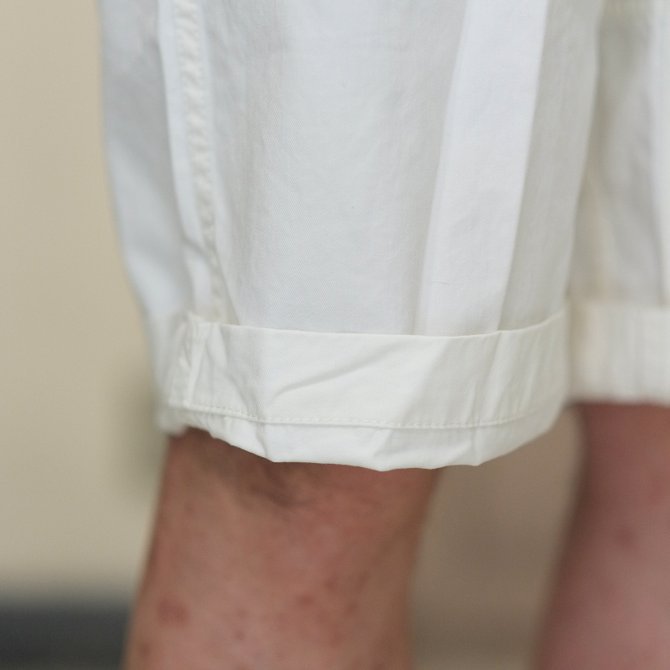 MASTER&Co.(}X^[AhR[) CHINO SHORTS with BELT -(80)WHITE-(7)