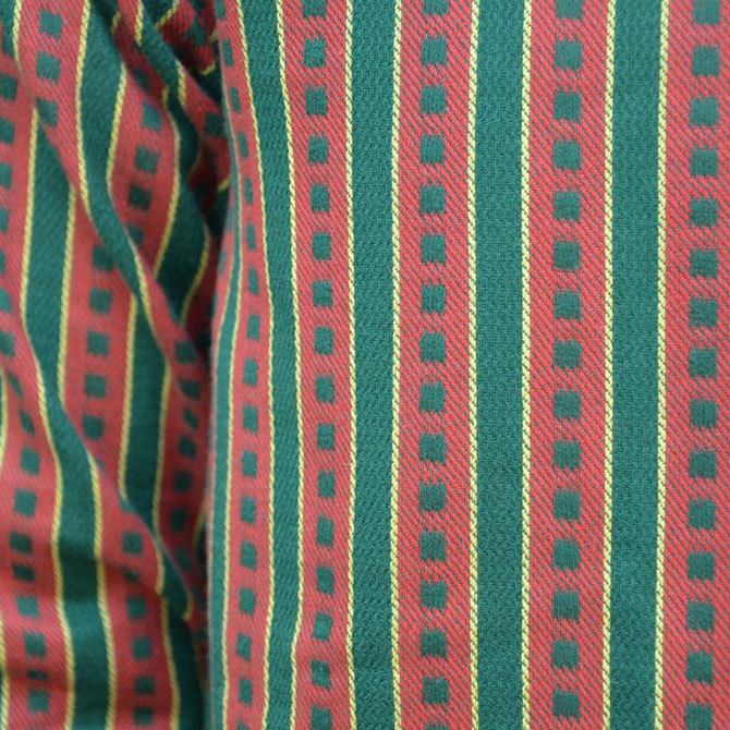 【40% off sale】FRANK LEDER(フランクリーダー) TRADITIONAL GERMAN FORK FABRIC SHIRT -(48/76)GREEN/DK RED- #0716037【S】(7)
