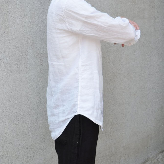 CASEY CASEY(ケーシーケーシー) CASHCOTLINENSHIRTS-WHITE-(7)