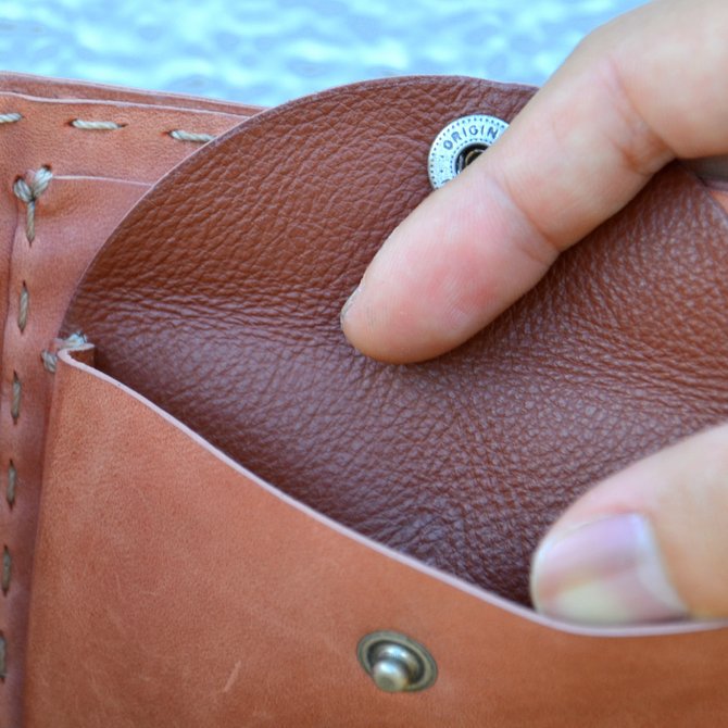 HENRY BEGUELIN(エンリーベグリン) New Club Bis Stone Washed 二つ折りウォレット -Confetto-(7)