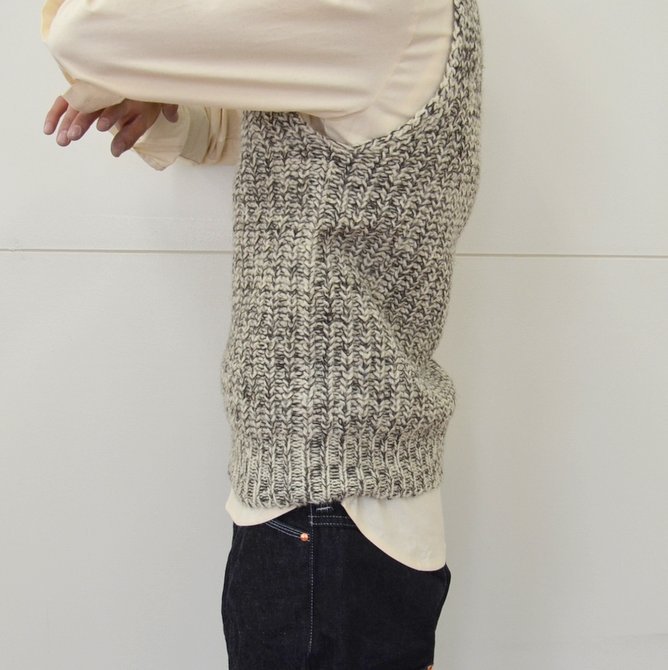 TENDER Co.(テンダー) VOE SLIPOVER -ECRU×BROWN- #761(7)