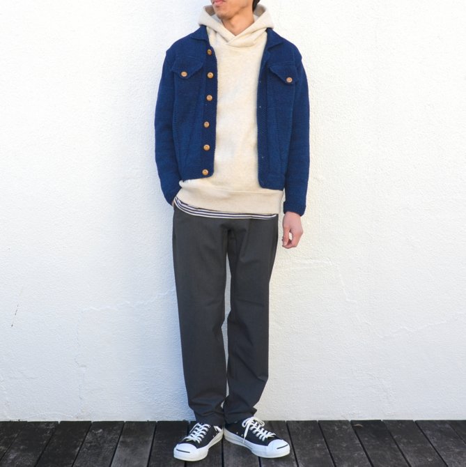 【40% off sale】 LIGHTHOUSE KNITWEAR(ライトハウスニットウエア) / TRUCKER JKT -INDIGO-(7)