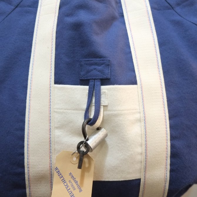 【2016 AW】【2017 SS】FRANK LEDER(フランク リーダー) Deutschleder Tote Bag - NAVY - #08210134-3980(7)