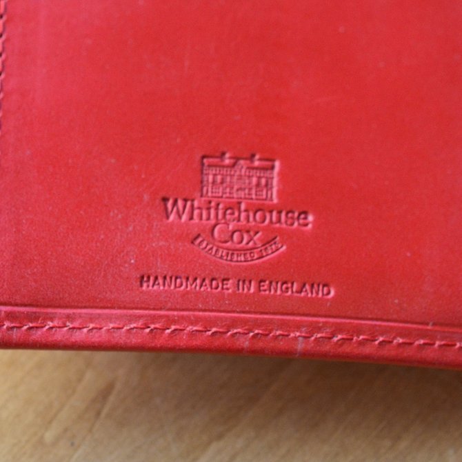 Whitehouse Cox (zCgnEXRbNX)  3FOLD WALLET BRIDLE S7660 -RED-(7)