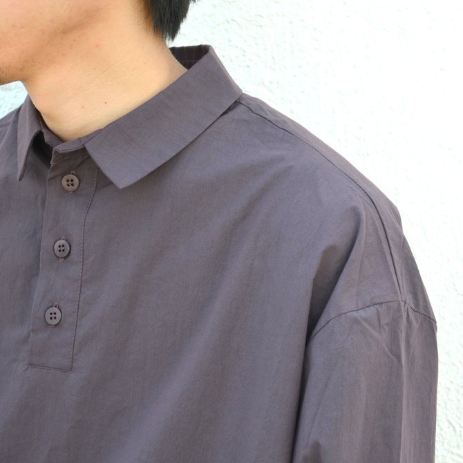 toogood(gD[Obh) / THE APPLEPICER TOP COTTON PERCALE SHIRT -SLATE-(7)