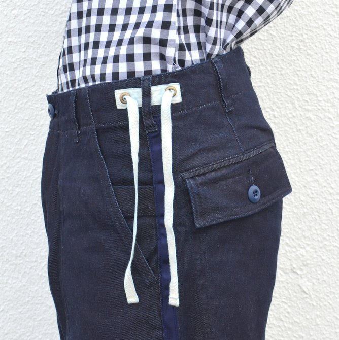 KENNETH FIELD (ケネスフィールド) CEREMONY TROUSER SUPIMA DENIM -INDIGO- #17SS-47(7)