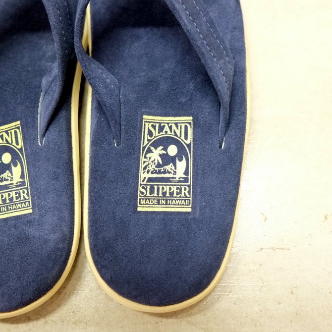 ISLAND SLIPPER (アイランドスリッパー) Men's Thong -NAVY SUEDE-(7)
