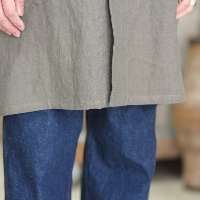 【30% off SALE】【2018 SS】FRANK LEDER(フランク リーダー) BELGIAN LINEN COAT -GRAY- #0211029(7)