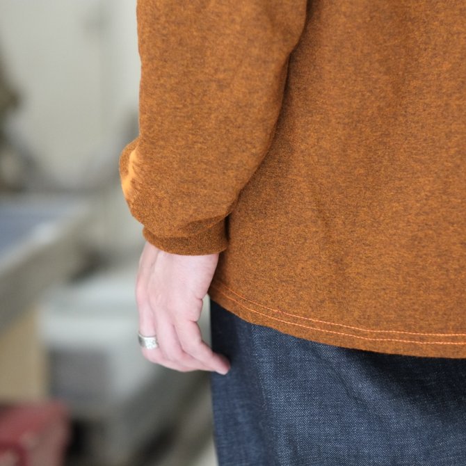 【30% off SALE】【2018 SS】7 × 7 / seven by seven ( セブン バイ セブン ) TIE-DYE T-SHIRT LS -ORANGE- #SBSS18TDTSL(7)