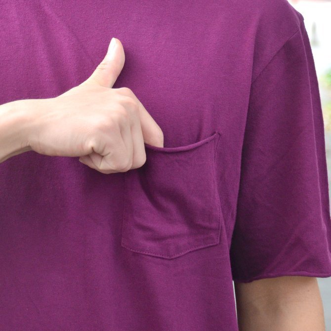 【40% OFF SALE】FLISTFIA(フリストフィア) / Relaxed T-shirts -Dark Burgundy- #TR01016(7)