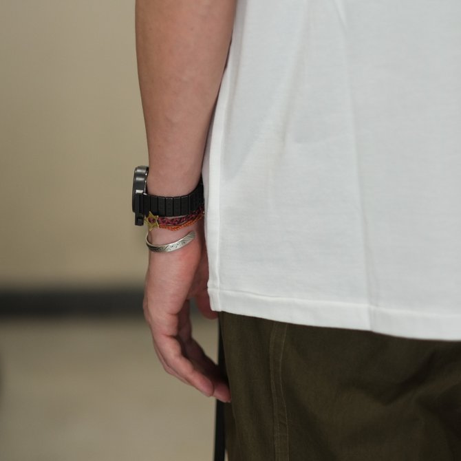 【2018 SS】COMOLI (コモリ) コットンシルク裏毛ノースリーブ -WHITE- #M01-05007(7)