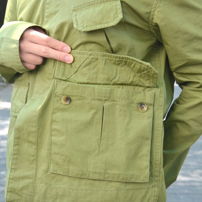 【40% OFF SALE】STUDIO NICHOLSON(スタジオニコルソン)/ MUCLUC JACKET -ARMY GREEN- #SN-301(7)