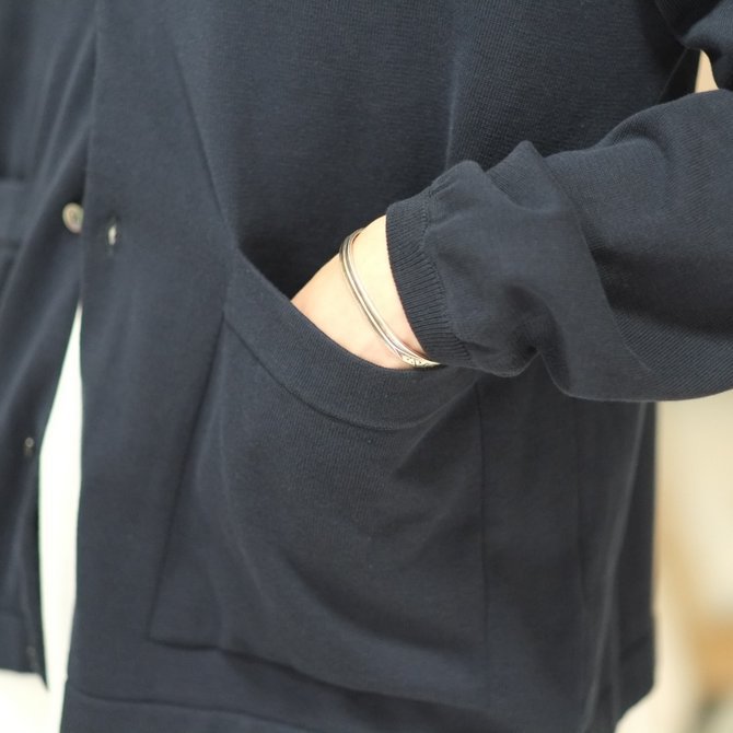 【2018 SS】crepuscule(クレプスキュール) Knit Shirt -NAVY- #1801-005(7)