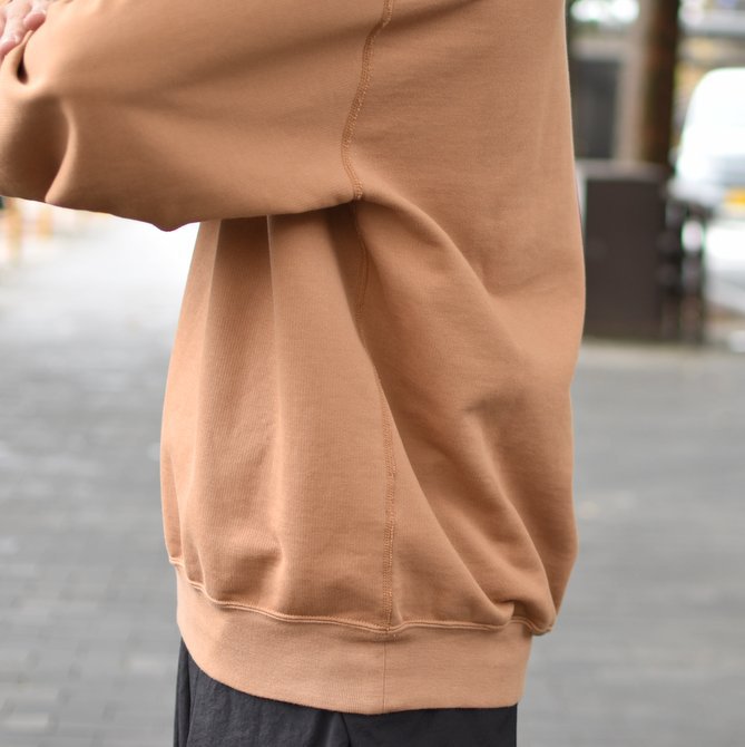 【2018 AW】 AURALEE(オーラリー)/ SUPER SOFT HEAVY SWEAT P/O -BROWN- #A8AP01GU(7)