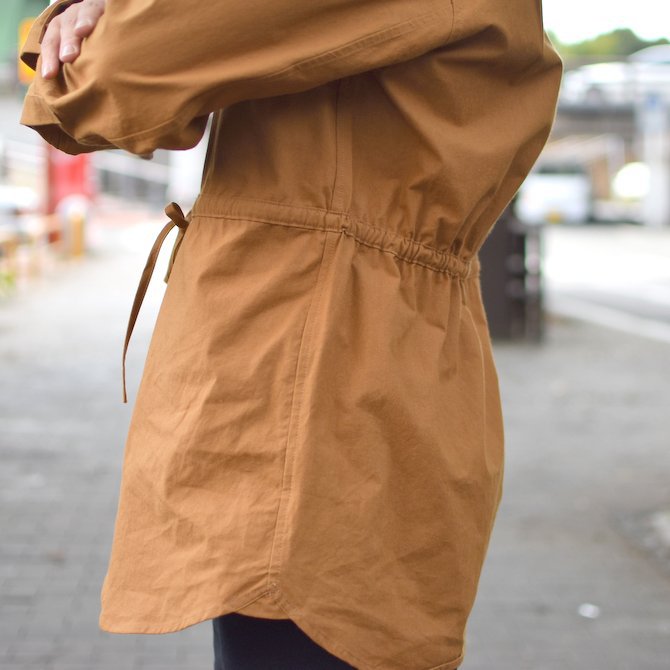 【40% OFF SALE】 FRANK LEDER(フランクリーダー)BRUSHED COTTON SHIRT + DRAWSTRING BROWN 0426029-89-S(7)