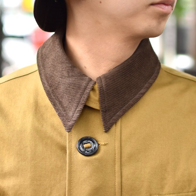 【30% OFF SALE】 MONITALY(モニタリー)/ MILITARY HALF COAT TYPE-B -VANCLOTH SATEEN KHAKI- #M24003(7)
