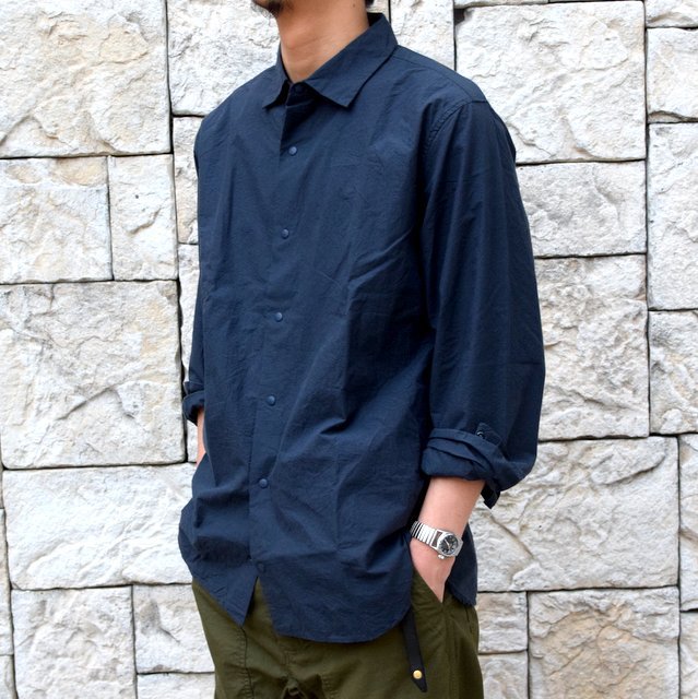 【2019 SS】YAECA(ヤエカ) コンフォートシャツ スタンダードロング L/S -NAVY- #19106(7)