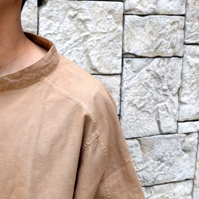【2019 SS】MITTAN(ミッタン)/ 竹プルオーバー ロング -胡桃- #SH-18C(7)