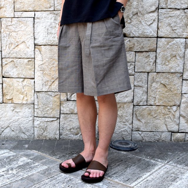 【30% off sale 】KAPTAIN SUNSHINE (キャプテンサンシャイン)/ Riviera Gurkha Shorts -GREN PLAID- #KS9SPT04(7)